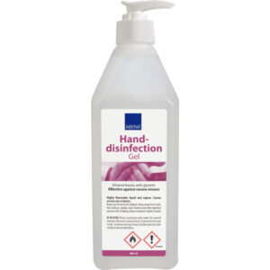 Abena Hånddesinfektion, gel 85%, 600 ml med pumpe
