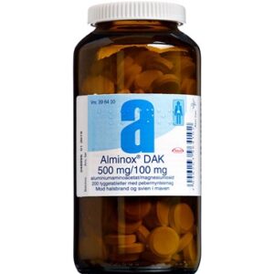 Alminox "DAK" 200 stk Tyggetabletter