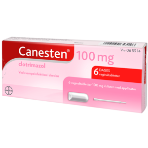 Canesten Vaginaltabletter 100 mg (6 stk)