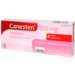 Canesten Vaginaltabletter 100 mg (6 stk)