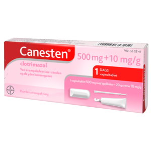Canesten Vaginaltabletter + Creme (1 stk + 20 g)