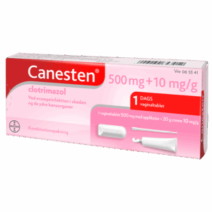 Canesten Vaginaltabletter + Creme (1 stk + 20 g)