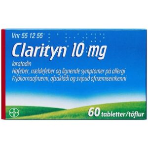 Clarityn 10 mg 60 stk Tabletter