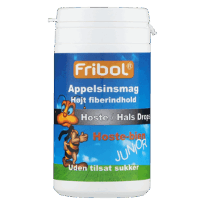 Fribol Hoste/Hals Drops Appelsin (Junior) (60 g)