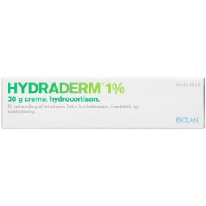 Hydraderm 1% (Håndkøb, apoteksforbeholdt) 30 g Creme