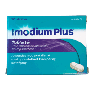 Imodium Plus Tabletter 2+125mg (12 stk)