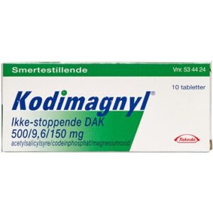 Kodimagnyl Ikke-stoppende DAK 10 stk Filmovertrukne tabletter