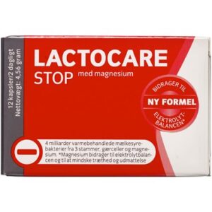 Lactocare Stop m/magnesium 12 stk