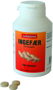 Lekaform Ingefær 300 mg (300 tabletter)