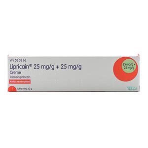 Lipricain creme 25+25 mg/g - 30 g