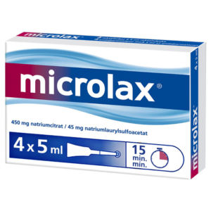 Microlax Rektalvæske 9+90 mg/ml (4x5 ml)