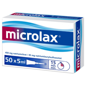 Microlax Rektalvæske 9+90 mg/ml (50 x 5 ml)