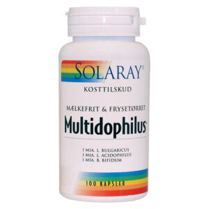 Multidophilus mælkefri 100 kap fra Solaray