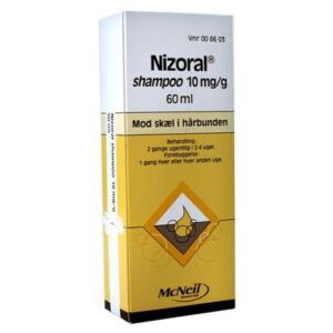 Nizoral® shampoo 1% 2% - Køb dem til en lav pris her