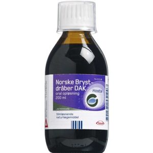 Norske Brystdråber DAK Naturlægemiddel 200 ml