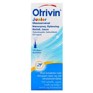 Otrivin Junior næsespray 0,5 mg/ml - 10 ml.