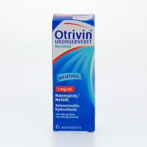 underkjole Fordampe Bebrejde Otrivin® næsespray - Anvendelse, bivirkninger, gravide, amning osv.