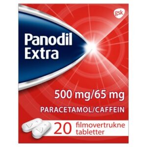 Panodil Extra 20 stk Filmovertrukne tabletter