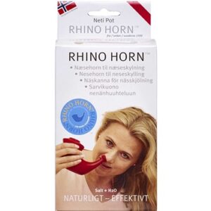 Rihno Horn Næsehorn Rød 1 stk