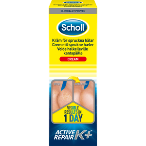 Scholl Creme til hælrevner K+ - 60 ml.