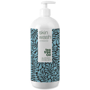 Skin Wash med Tea Tree Oil - Professionel showergel mod bumser og uren hud - 1000 ml - 299,95 kr