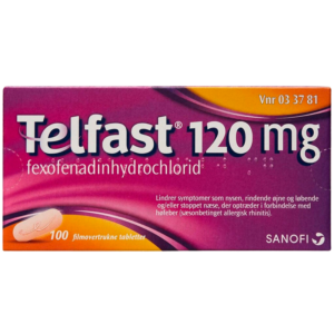 Telfast 120 mg (100 stk)