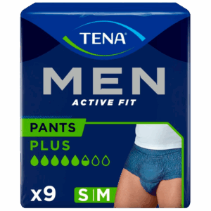 Tena Men Active Fit Navy S/M Pants (9 stk)
