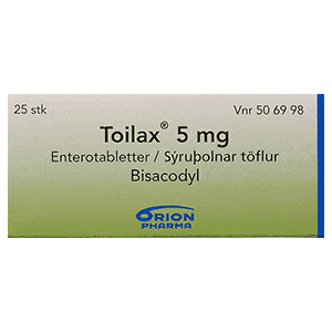 Toilax - 25 enterotabletter