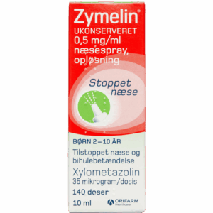 Zymelin Ukonserveret Næsespray til Børn 0,5 mg (10 ml)
