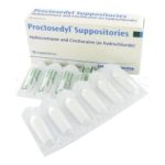 Proctosedyl stikpiller (suppositorier) findes ikke længere på det danske marked